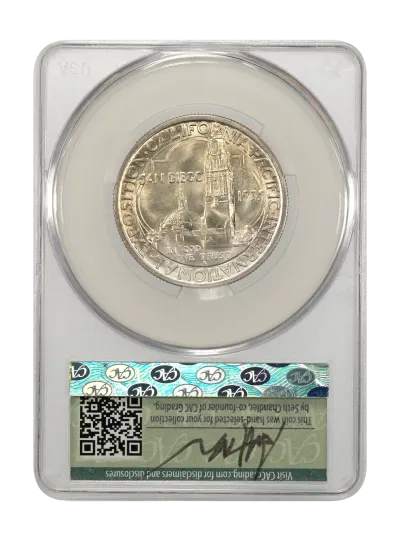 CAC Grading Coin Reverse