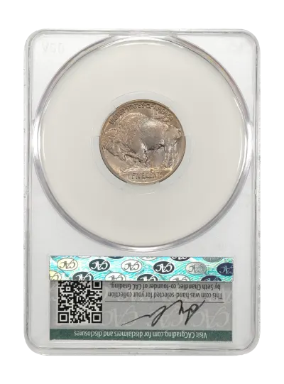 CAC Grading Coin Reverse