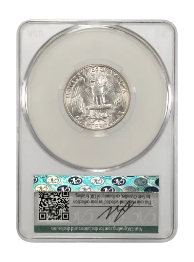 CAC Grading Coin Reverse