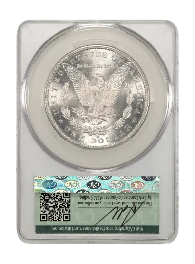CAC Grading Coin Reverse