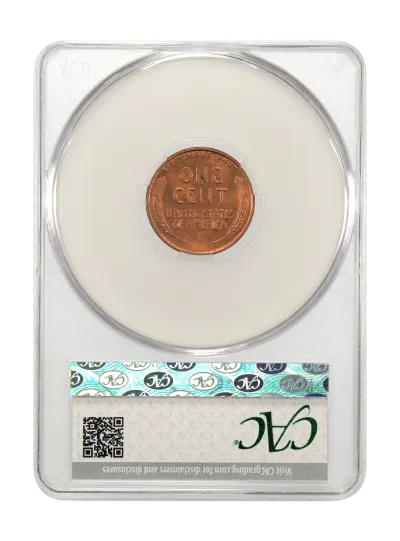 CAC Grading Coin Reverse