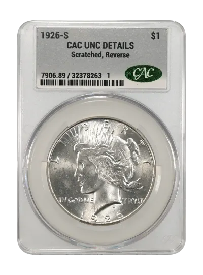 CAC Grading Coin Obverse