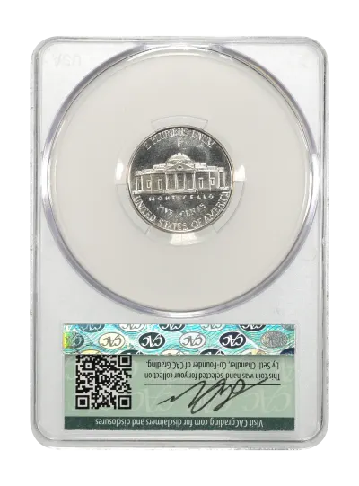 CAC Grading Coin Reverse