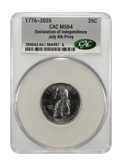 CAC Grading Coin Obverse