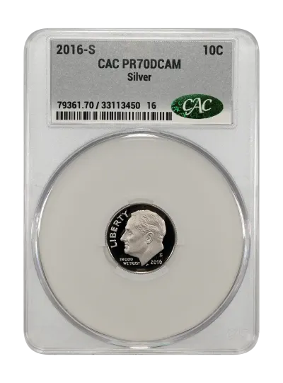 CAC Grading Coin Obverse