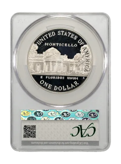 CAC Grading Coin Reverse