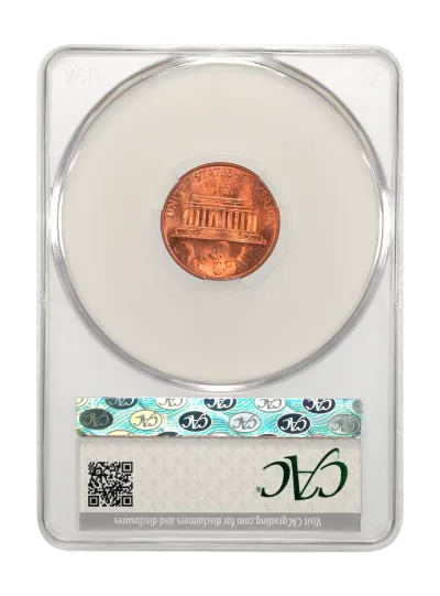 CAC Grading Coin Reverse