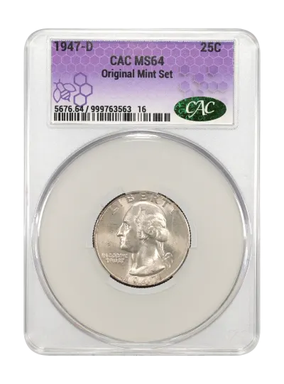 CAC Grading Coin Obverse