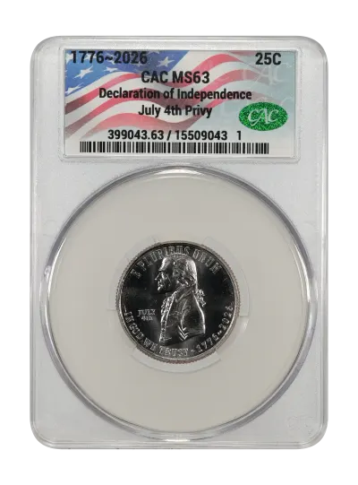 CAC Grading Coin Obverse