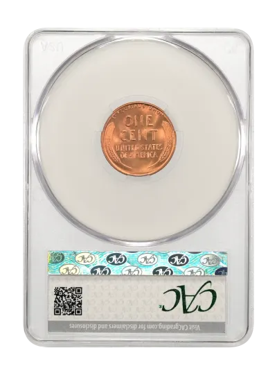 CAC Grading Coin Reverse