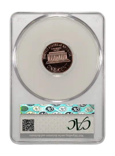 CAC Grading Coin Reverse