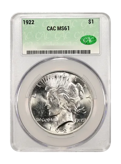 CAC Grading Coin Obverse