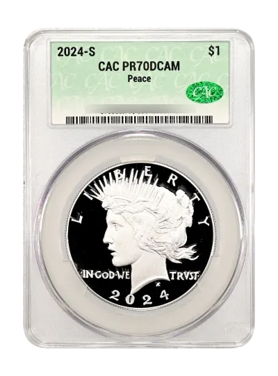 CAC Grading Coin Obverse