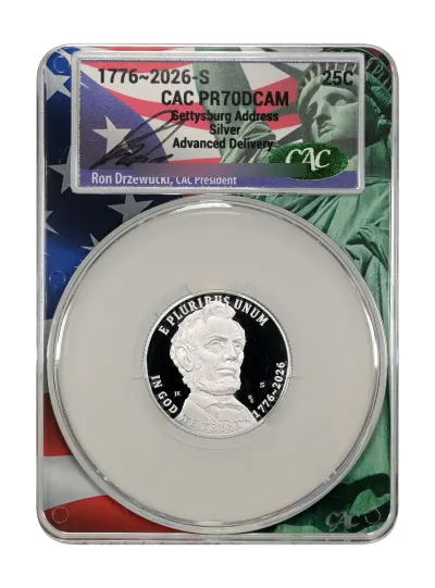 CAC Grading Coin Obverse