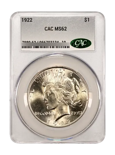 CAC Grading Coin Obverse