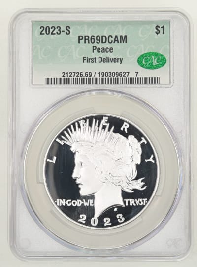 CAC Grading Coin Obverse