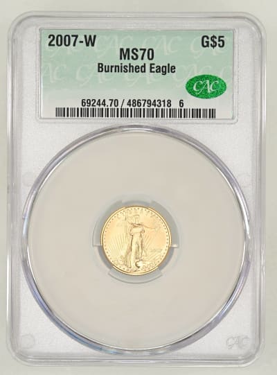 CAC Grading Coin Obverse