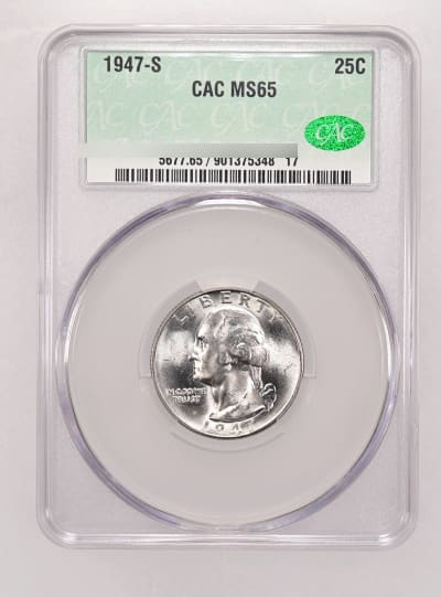 CAC Grading Coin Obverse