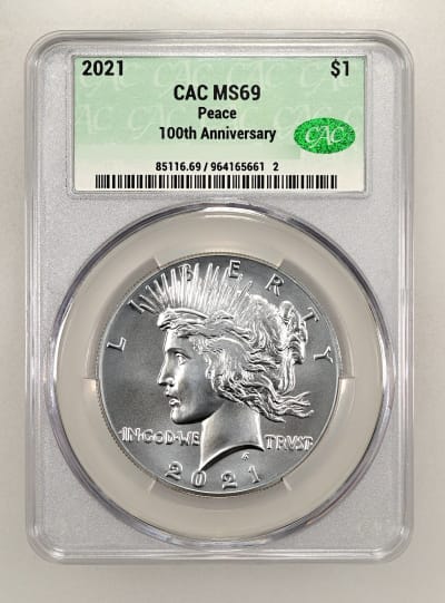 CAC Grading Coin Obverse