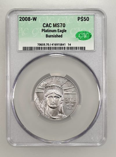 CAC Grading Coin Obverse
