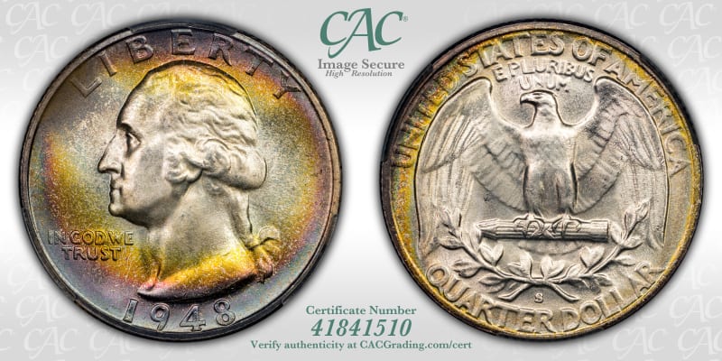 CAC Grading Coin Image Secure