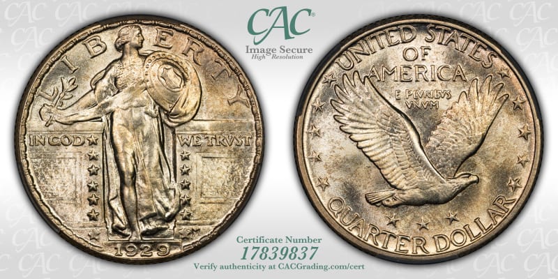 CAC Grading Coin Image Secure