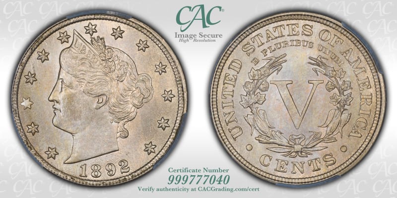 CAC Grading Coin Image Secure