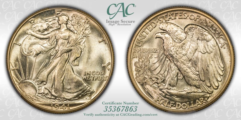 CAC Grading Coin Image Secure