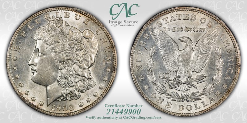 CAC Grading Coin Image Secure