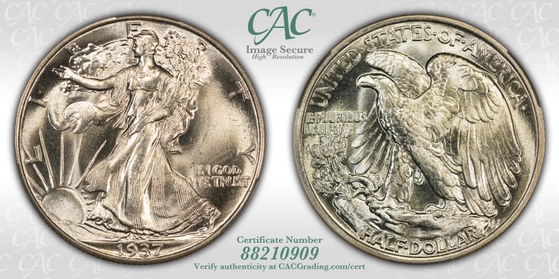 CAC Grading Coin Image Secure