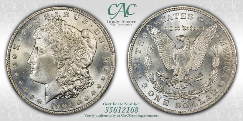 CAC Grading Coin Image Secure