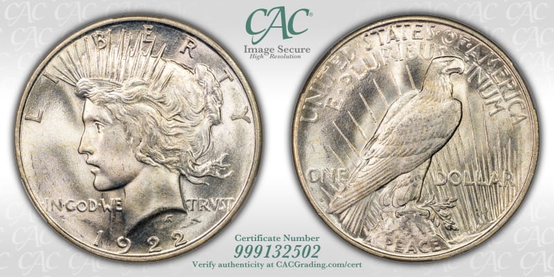 CAC Grading Coin Image Secure