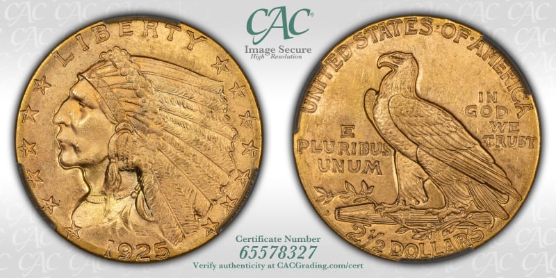 CAC Grading Coin Image Secure