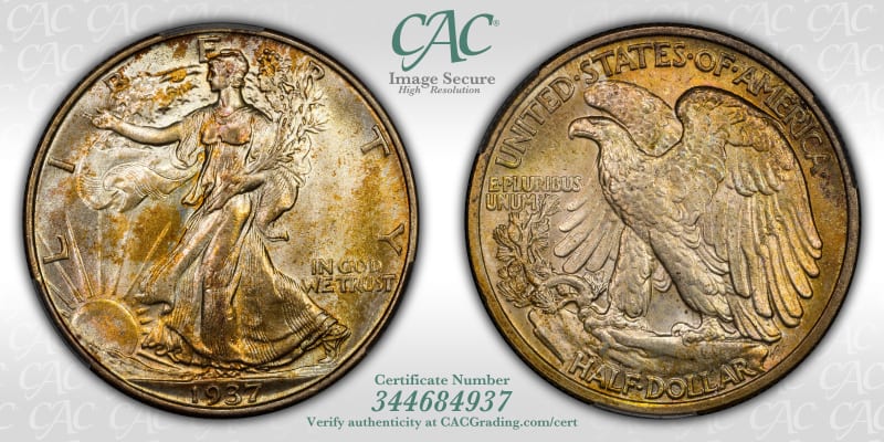 CAC Grading Coin Image Secure