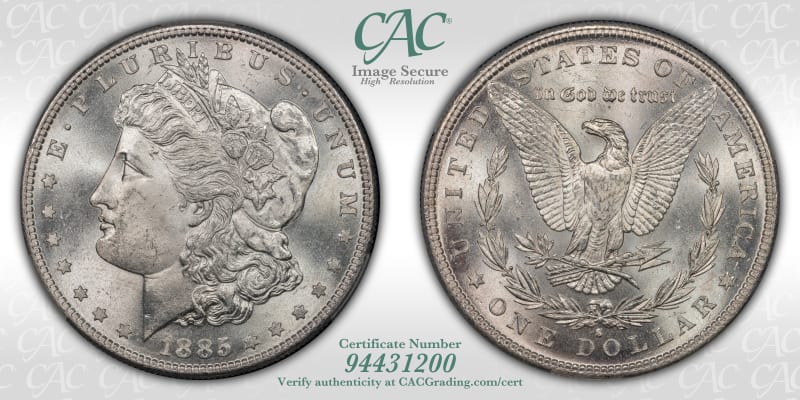 CAC Grading Coin Image Secure