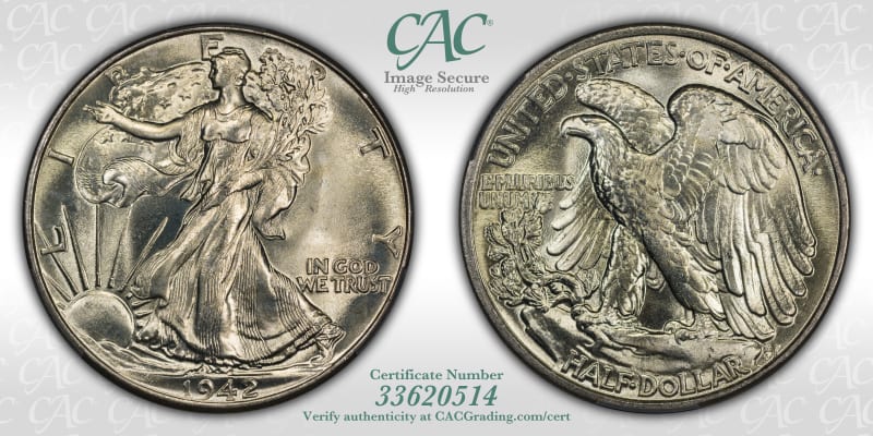 CAC Grading Coin Image Secure