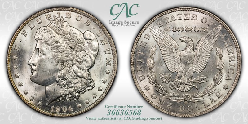 CAC Grading Coin Image Secure