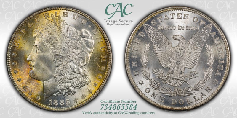CAC Grading Coin Image Secure