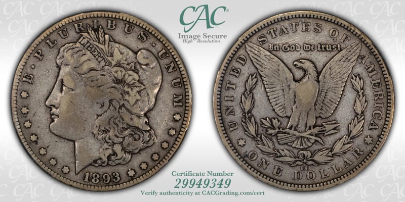 CAC Grading Coin Image Secure