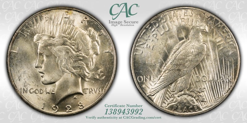 CAC Grading Coin Secure View