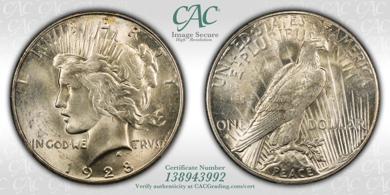 CAC Grading Coin Image Secure