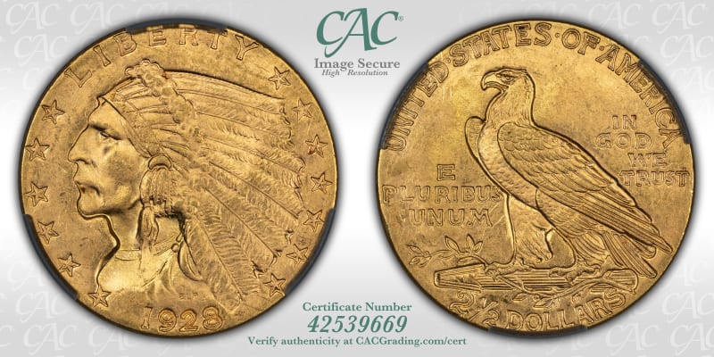 CAC Grading Coin Image Secure