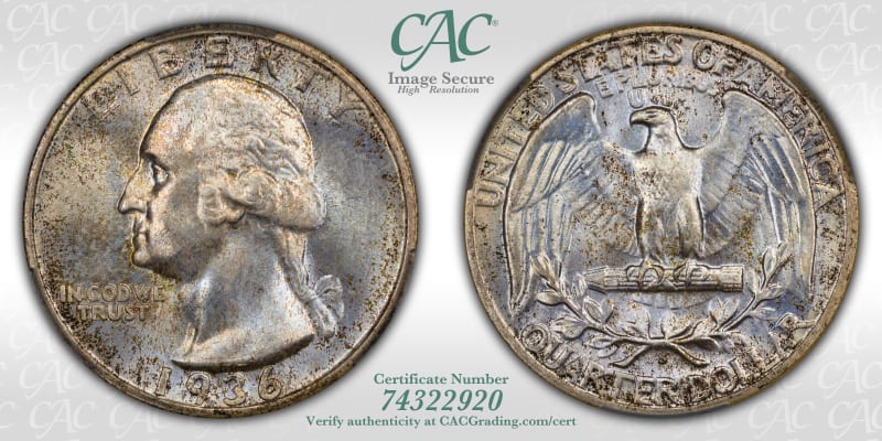 CAC Grading Coin Image Secure