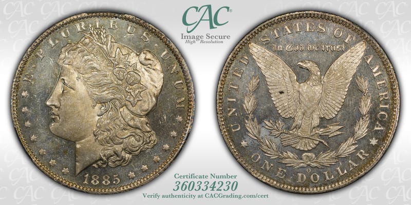 CAC Grading Coin Image Secure