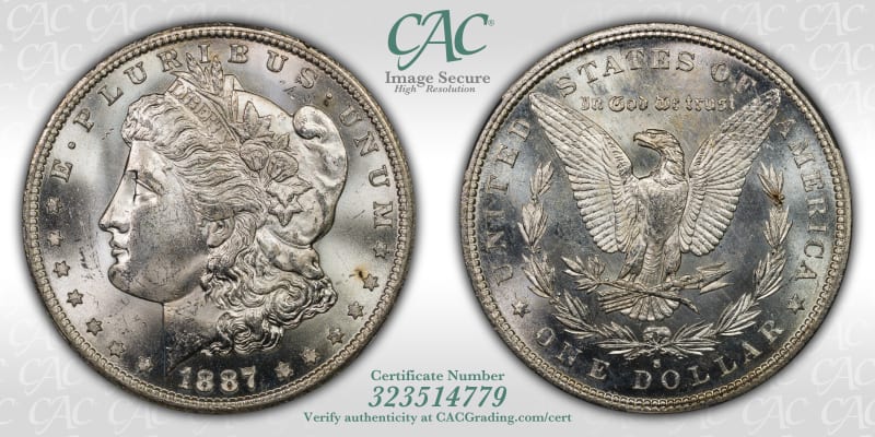 CAC Grading Coin Image Secure