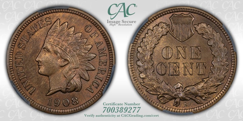 CAC Grading Coin Image Secure
