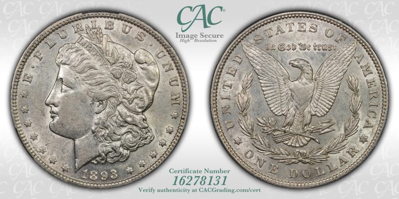 CAC Grading Coin Image Secure