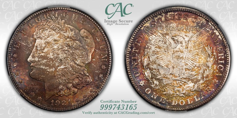 CAC Grading Coin Image Secure