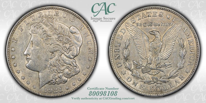 CAC Grading Coin Image Secure