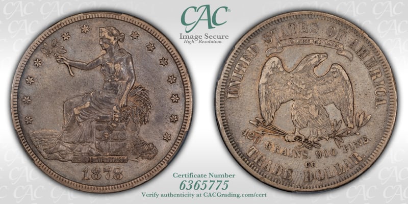 CAC Grading Coin Image Secure